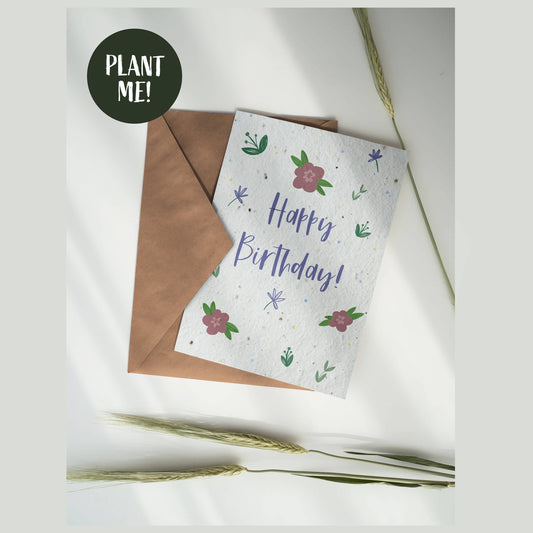 Plantable Birthday Card