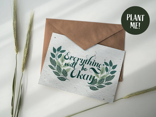 Encouragement Plantable Card