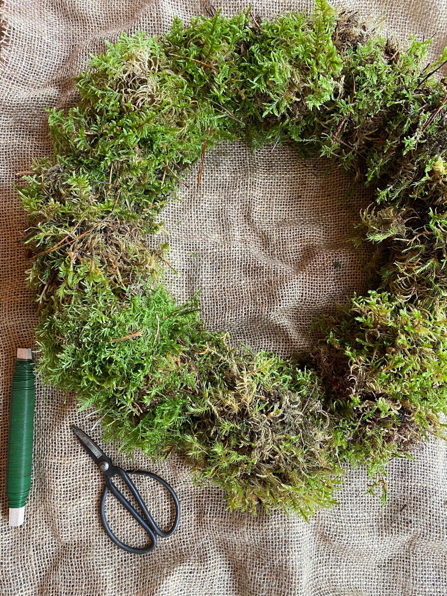 Luxury Mossed and Mixed Foliage Wreath Kit