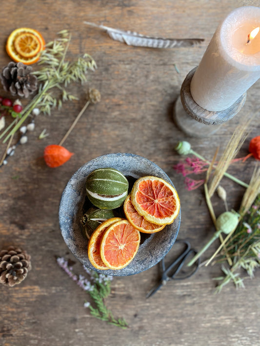 Dried Flower, Fruit and Feather Mix