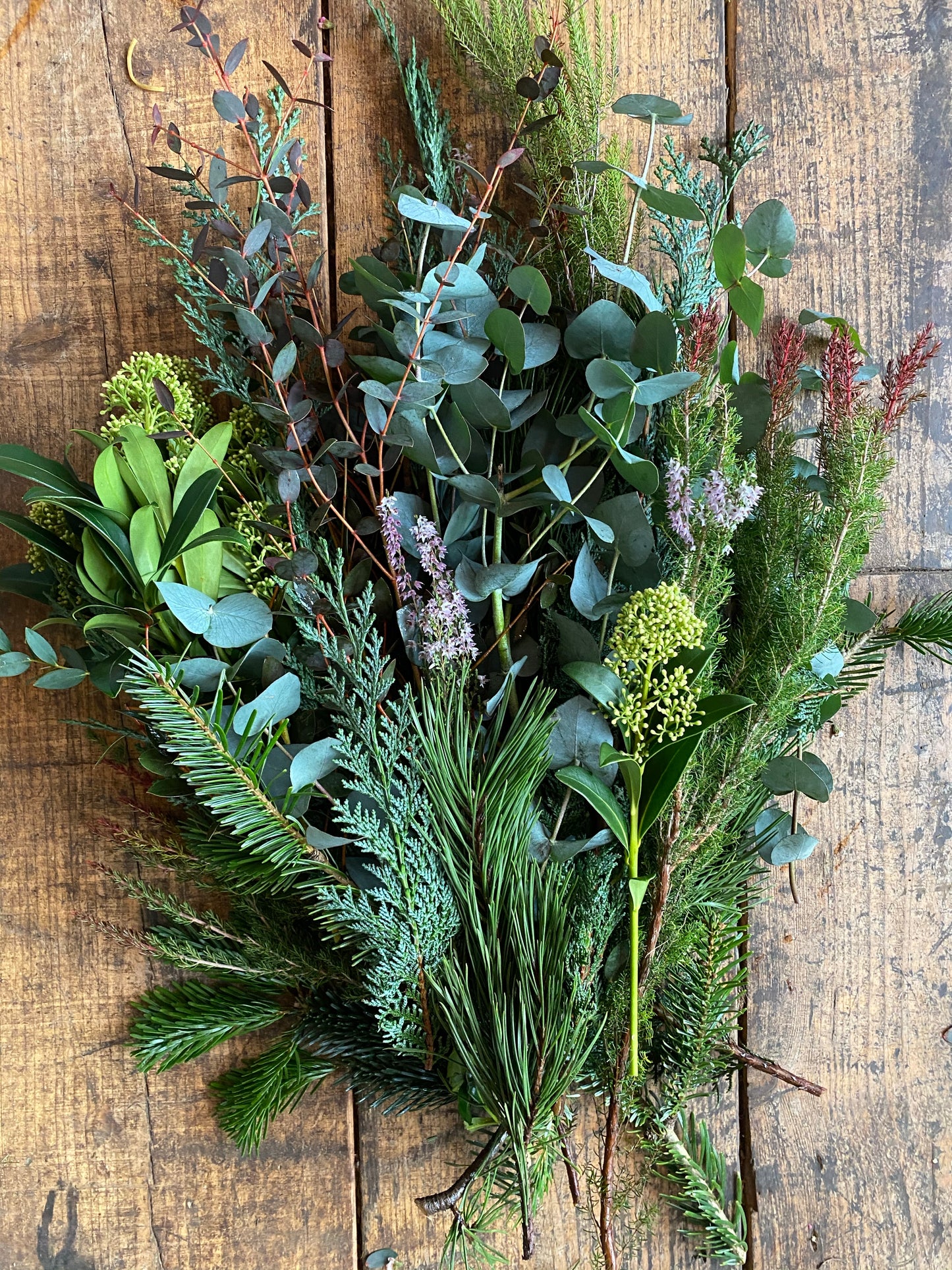 Luxury Mossed and Mixed Foliage Wreath Kit